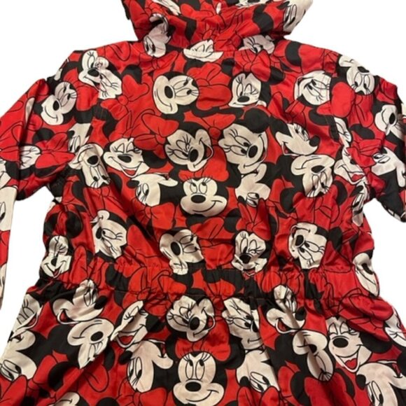 Disney Junior  NWT Girl's Red Minnie Mouse Jacket With Hood Ears Bows Size 6 - Picture 9 of 13